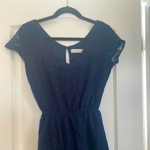 Navy blue romper